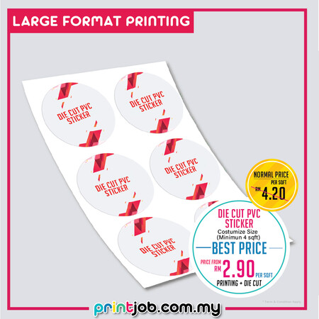 Die Cut PVC Sticker (Shape)